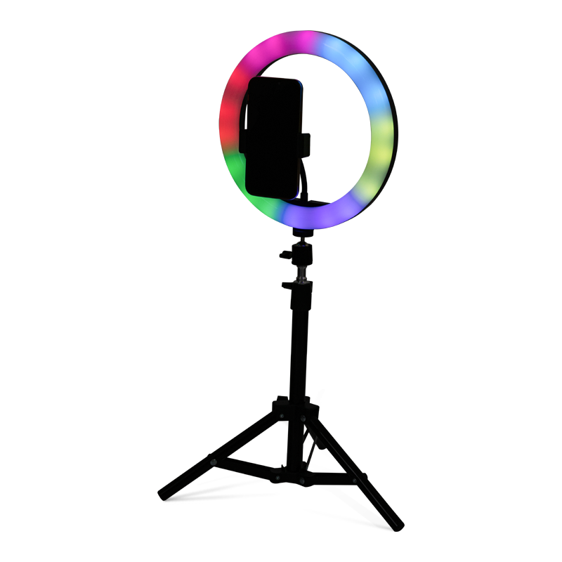 Gulvmonteret live-udsendelse RGB farverigt udfyldningslys